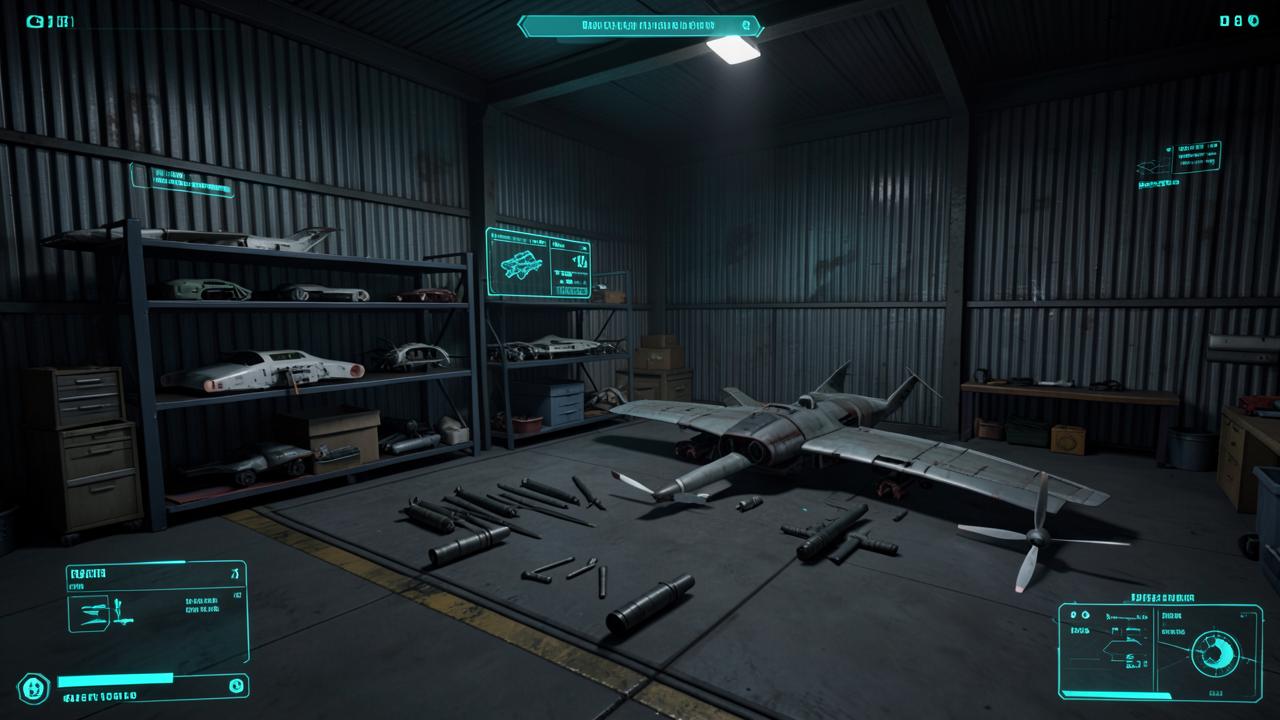 Hangarda modül montajı